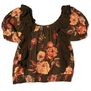 Girls Joyfolie Mia Joy Floral Blouse